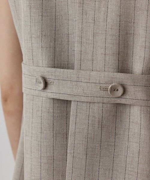 GRACE CONTINENTAL / グレースコンチネンタル ベスト | ストライプノーカラージレ | 詳細9