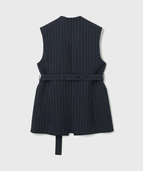 GRACE CONTINENTAL / グレースコンチネンタル ベスト | ストライプノーカラージレ | 詳細26