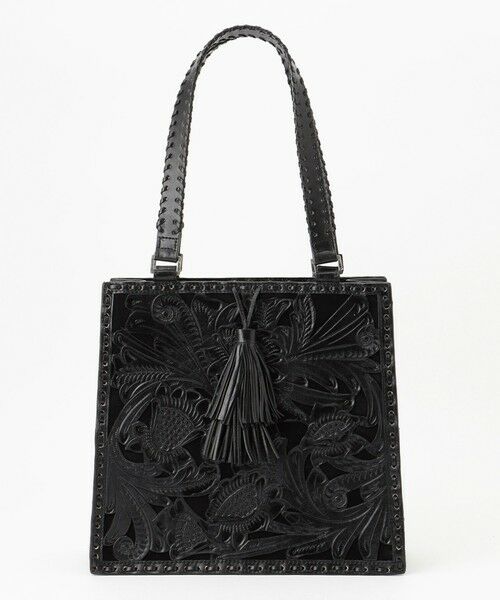 GRACE CONTINENTAL/グレースコンチネンタル Cutwork toteBAG ブラック F GRACE CONTINENTAL/グレースコンチネンタル Cutwork toteBAG ブラック F