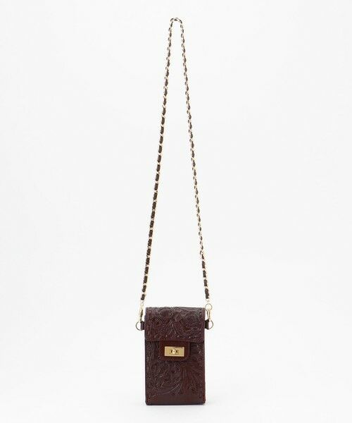 GRACE CONTINENTAL/グレースコンチネンタル ChainMiniBag ボルドー F GRACE CONTINENTAL/グレースコンチネンタル ChainMiniBag ボルドー F