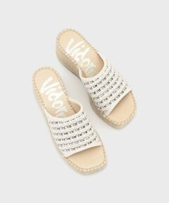 GRACE CONTINENTAL / グレースコンチネンタル サンダル | VIDORRETA ホワイトメッシュサンダル