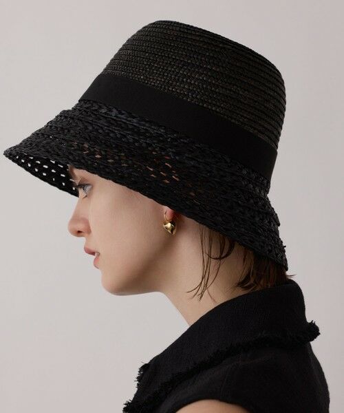 GRACE CONTINENTAL / グレースコンチネンタル ハット | Ferrucio Vecchi ブラックハット | 詳細5