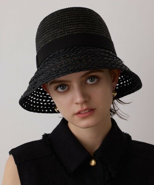 GRACE CONTINENTAL / グレースコンチネンタル ハット | Ferrucio Vecchi ブラックハット | 詳細6