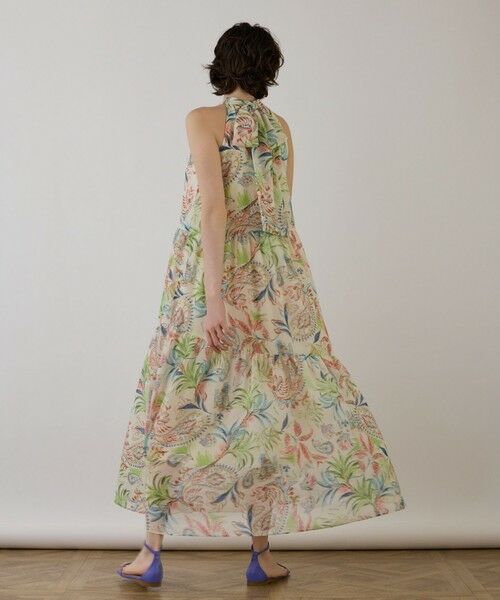GRACE CONTINENTAL / グレースコンチネンタル ロング・マキシ丈ワンピース | リゾートプリントティアードワンピース | 詳細2