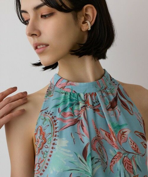 GRACE CONTINENTAL / グレースコンチネンタル ロング・マキシ丈ワンピース | リゾートプリントティアードワンピース | 詳細13