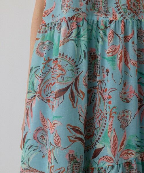 GRACE CONTINENTAL / グレースコンチネンタル ロング・マキシ丈ワンピース | リゾートプリントティアードワンピース | 詳細15