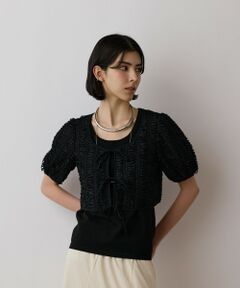 GRACE CONTINENTAL / グレースコンチネンタル その他トップス | レーススカラトップ