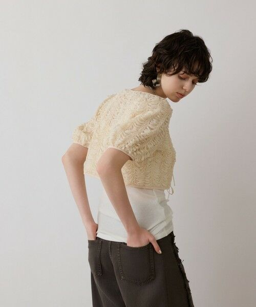 GRACE CONTINENTAL / グレースコンチネンタル その他トップス | レーススカラトップ | 詳細6