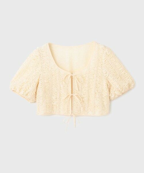 GRACE CONTINENTAL / グレースコンチネンタル その他トップス | レーススカラトップ | 詳細9