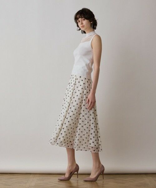 GRACE CONTINENTAL / グレースコンチネンタル その他トップス | シアーグロスニットトップ | 詳細1