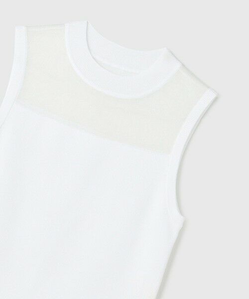 GRACE CONTINENTAL / グレースコンチネンタル その他トップス | シアーグロスニットトップ | 詳細10