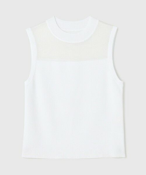 GRACE CONTINENTAL / グレースコンチネンタル その他トップス | シアーグロスニットトップ | 詳細8