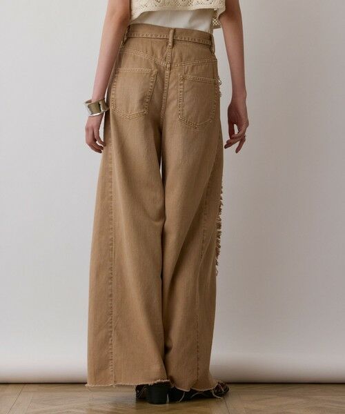 GRACE CONTINENTAL / グレースコンチネンタル その他パンツ | フリンジバギーパンツ | 詳細5