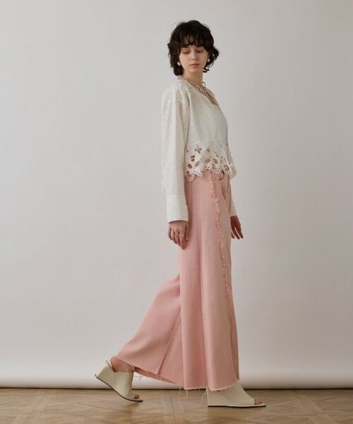 GRACE CONTINENTAL / グレースコンチネンタル その他パンツ | フリンジバギーパンツ | 詳細15