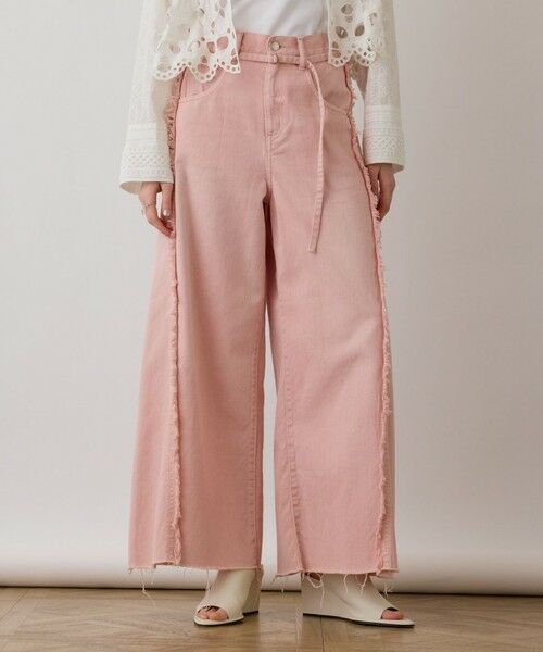 GRACE CONTINENTAL / グレースコンチネンタル その他パンツ | フリンジバギーパンツ | 詳細16