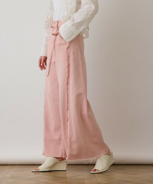 GRACE CONTINENTAL / グレースコンチネンタル その他パンツ | フリンジバギーパンツ | 詳細17