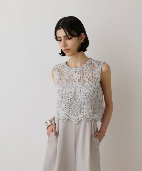 GRACE CONTINENTAL / グレースコンチネンタル サロペット・オールインワン | レースコンビサロペット | 詳細3