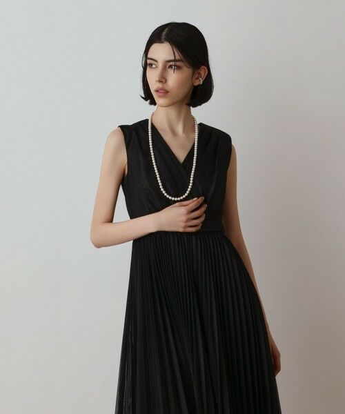 GRACE CONTINENTAL/グレースコンチネンタル ブライトメッシュワンピース ブラック 36 GRACE CONTINENTAL/グレースコンチネンタル ブライトメッシュワンピース ブラック 36