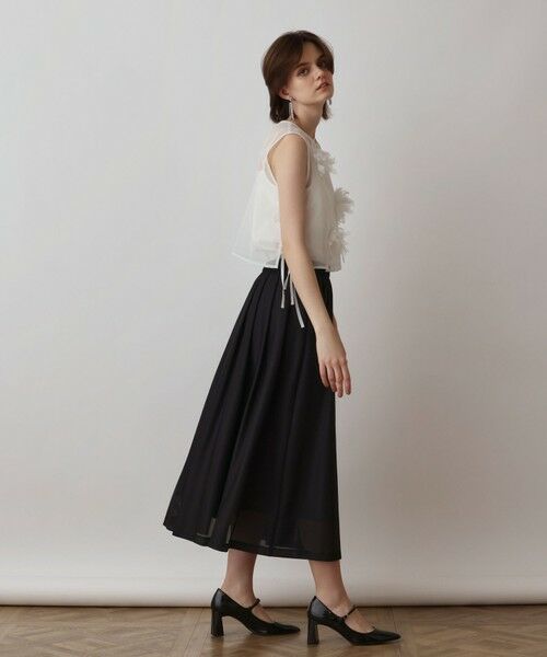 GRACE CONTINENTAL / グレースコンチネンタル その他トップス | メッシュフラワートップ | 詳細3