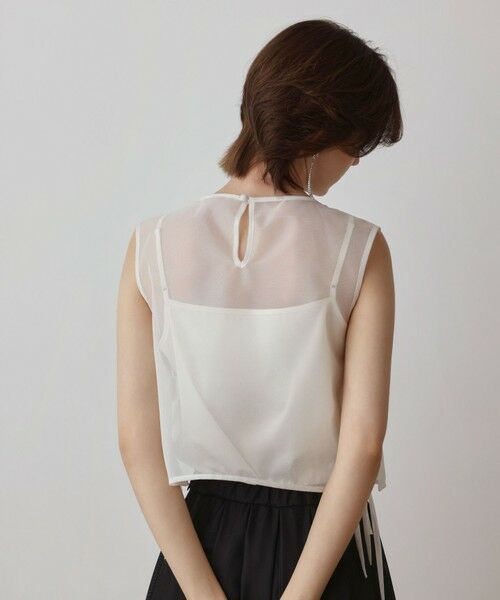 GRACE CONTINENTAL / グレースコンチネンタル その他トップス | メッシュフラワートップ | 詳細5