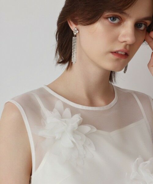 GRACE CONTINENTAL / グレースコンチネンタル その他トップス | メッシュフラワートップ | 詳細6