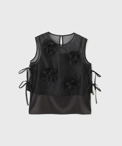 GRACE CONTINENTAL / グレースコンチネンタル その他トップス | メッシュフラワートップ | 詳細20