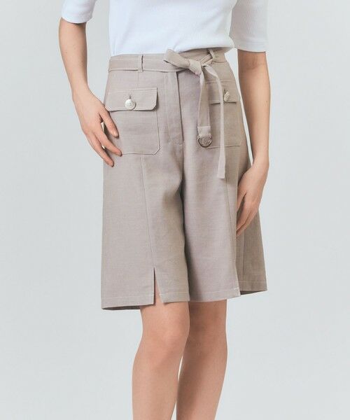 GRACE CONTINENTAL / グレースコンチネンタル デニムパンツ | リネンデニムライクパンツ | 詳細1