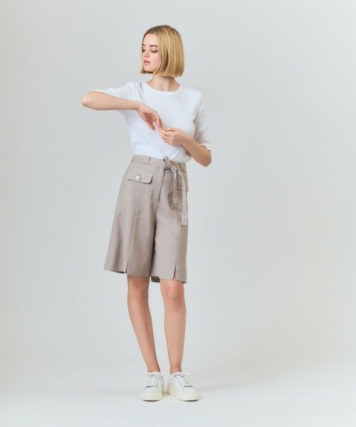 GRACE CONTINENTAL / グレースコンチネンタル デニムパンツ | リネンデニムライクパンツ | 詳細2