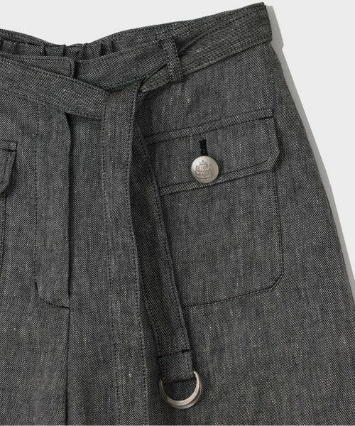 GRACE CONTINENTAL / グレースコンチネンタル デニムパンツ | リネンデニムライクパンツ | 詳細15