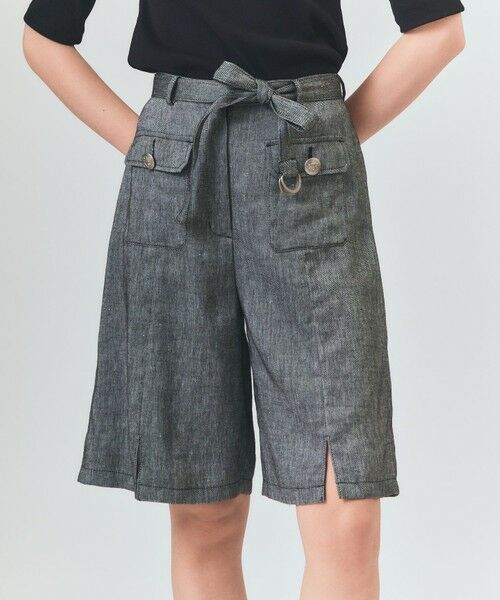 GRACE CONTINENTAL / グレースコンチネンタル デニムパンツ | リネンデニムライクパンツ | 詳細8