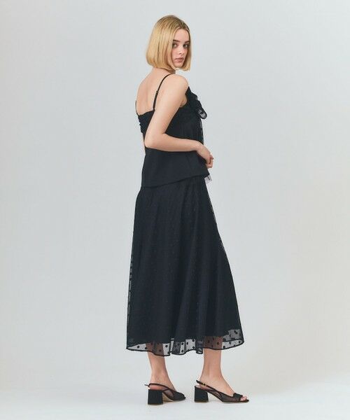 GRACE CONTINENTAL / グレースコンチネンタル ミニ・ひざ丈スカート | ドットembチュールスカート | 詳細11