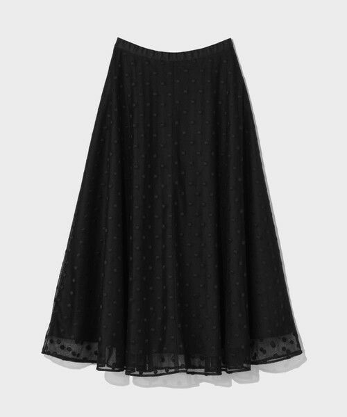 GRACE CONTINENTAL / グレースコンチネンタル ミニ・ひざ丈スカート | ドットembチュールスカート | 詳細14