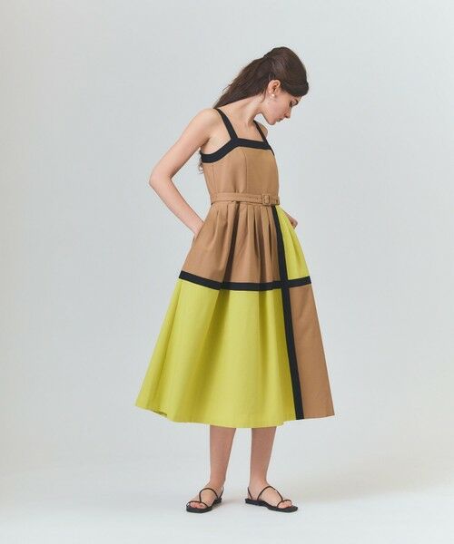 GRACE CONTINENTAL / グレースコンチネンタル ロング・マキシ丈ワンピース | ライン配色キャミドレス | 詳細4