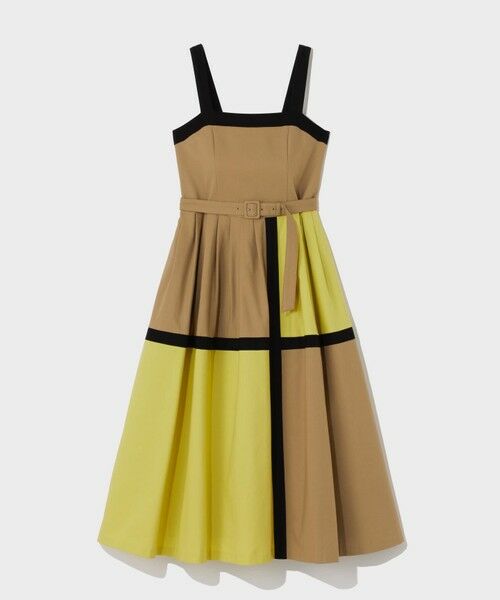 GRACE CONTINENTAL / グレースコンチネンタル ロング・マキシ丈ワンピース | ライン配色キャミドレス | 詳細5