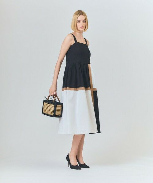 GRACE CONTINENTAL / グレースコンチネンタル ロング・マキシ丈ワンピース | ライン配色キャミドレス | 詳細6