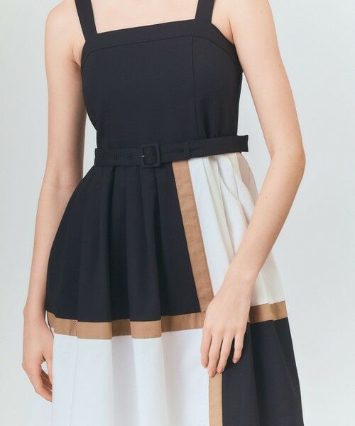 GRACE CONTINENTAL / グレースコンチネンタル ロング・マキシ丈ワンピース | ライン配色キャミドレス | 詳細10