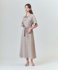 GRACE CONTINENTAL / グレースコンチネンタル ロング・マキシ丈ワンピース | リネンデニムライクワンピース