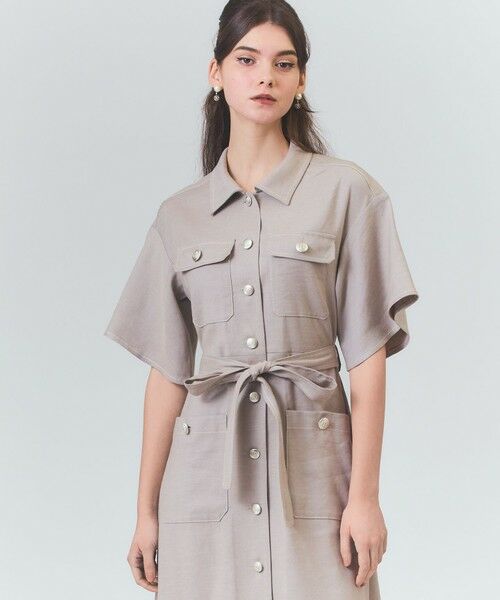 GRACE CONTINENTAL / グレースコンチネンタル ロング・マキシ丈ワンピース | リネンデニムライクワンピース | 詳細2