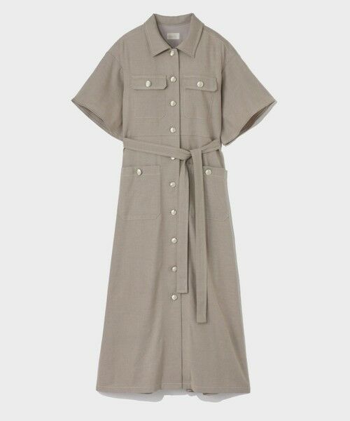 GRACE CONTINENTAL / グレースコンチネンタル ロング・マキシ丈ワンピース | リネンデニムライクワンピース | 詳細9