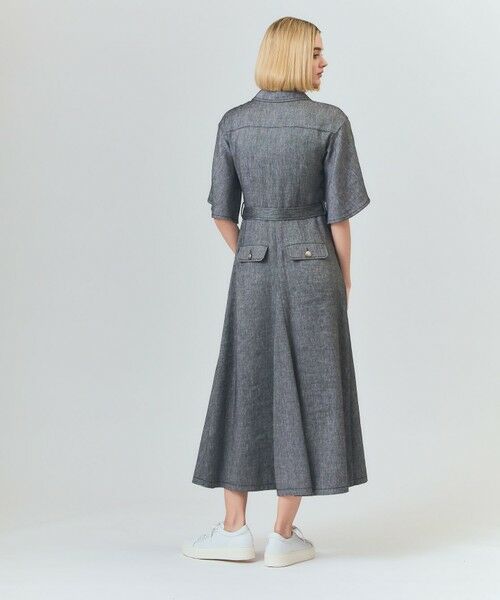 GRACE CONTINENTAL / グレースコンチネンタル ロング・マキシ丈ワンピース | リネンデニムライクワンピース | 詳細15