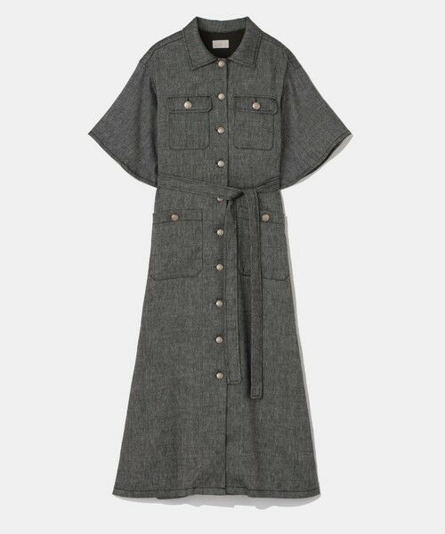 GRACE CONTINENTAL / グレースコンチネンタル ロング・マキシ丈ワンピース | リネンデニムライクワンピース | 詳細18