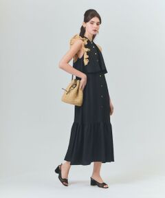 GRACE CONTINENTAL / グレースコンチネンタル ロング・マキシ丈ワンピース | リネンライクホルタードレス