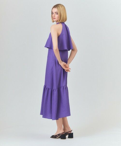 GRACE CONTINENTAL / グレースコンチネンタル ロング・マキシ丈ワンピース | リネンライクホルタードレス | 詳細6