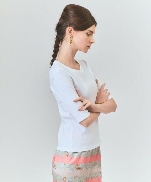 GRACE CONTINENTAL / グレースコンチネンタル カットソー | ハーフスリーブリブトップ | 詳細3