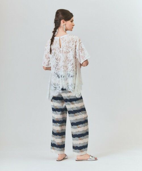 GRACE CONTINENTAL / グレースコンチネンタル その他トップス | バックレース天竺トップ | 詳細4