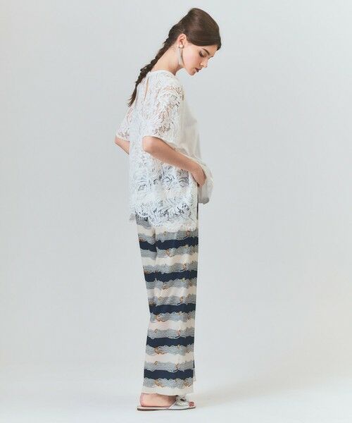 GRACE CONTINENTAL / グレースコンチネンタル その他トップス | バックレース天竺トップ | 詳細5