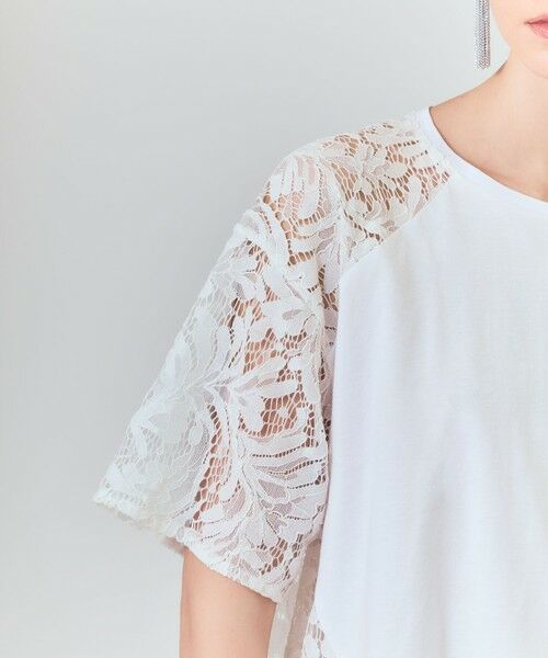 GRACE CONTINENTAL / グレースコンチネンタル その他トップス | バックレース天竺トップ | 詳細6