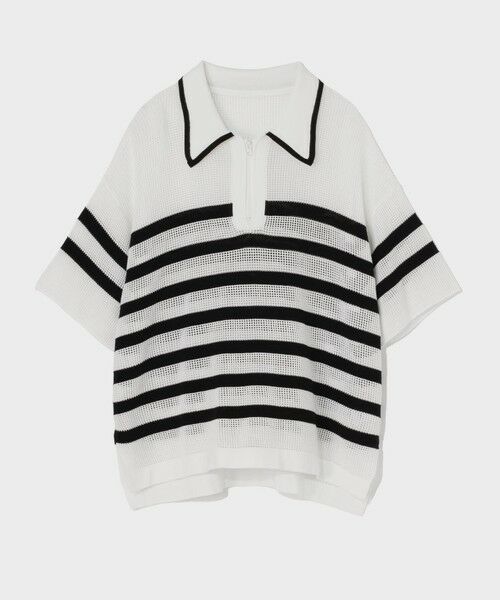 GRACE CONTINENTAL / グレースコンチネンタル カットソー | ワッフルボーダートップ | 詳細5