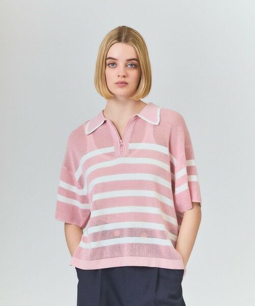 GRACE CONTINENTAL / グレースコンチネンタル カットソー | ワッフルボーダートップ | 詳細6