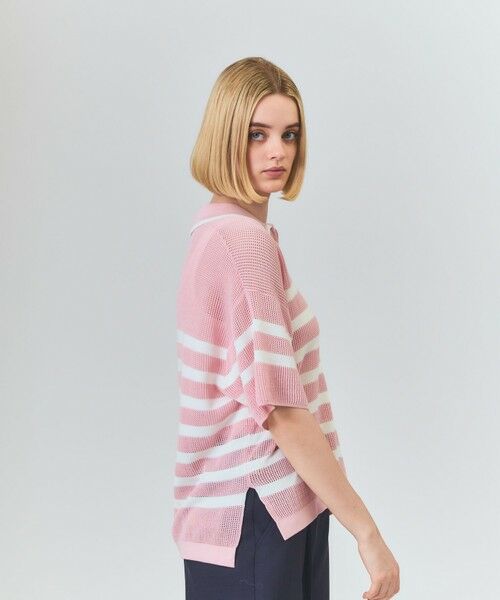 GRACE CONTINENTAL / グレースコンチネンタル カットソー | ワッフルボーダートップ | 詳細8